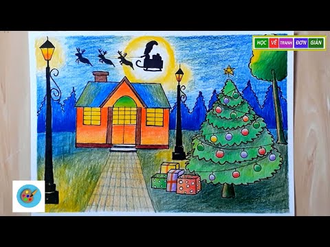 Art#2| Vẽ Tranh Đề Tài Lễ Hội Noel - Painting The Theme Of Christmas  Festival - Youtube