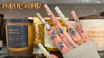 Public ASMR in HOMEGOODS | Tapping, Scratching, Fabric Sounds, Camera Scratching, Crinkles 