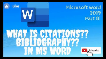 How to create bibliography , citation & caption in Microsoft word 2013, 2016 and 2019 #EASYLEARN