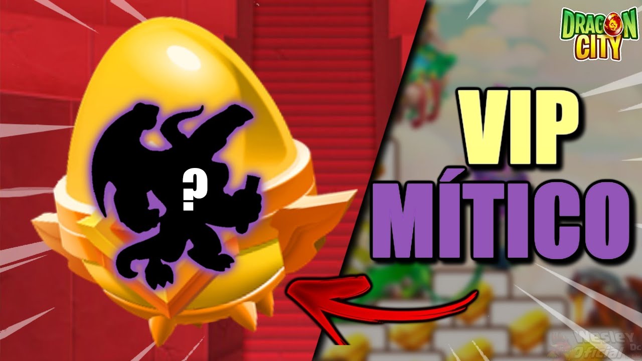Ganhei Mais Um VIP Mítico de Graça no Dragon City 🤩🤩