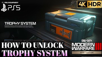 How to Get Trophy System MW3 Trophy System Unlock | How to Unlock Trophy System MW3 Field Upgrade