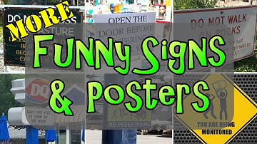More Funny Signs And Posters For Your Enjoyment