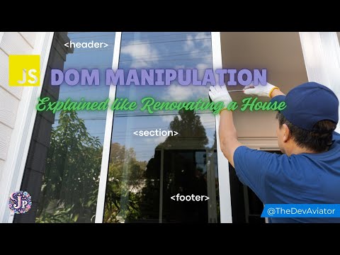 DOM Manipulation Explained Like Renovating a House | #javascript #coding #tutorial #learntocode2025