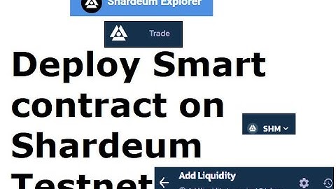 Shardeum  blockchain Testnet  |  Deploy smart contract | Liquidity | shardeumSwap | hindi