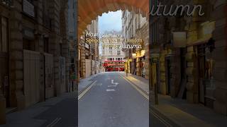 How to spend 4 days in London during Autumn!🇬🇧 A complete itinerary