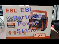 EBL Portable Power Station - 300w of Power