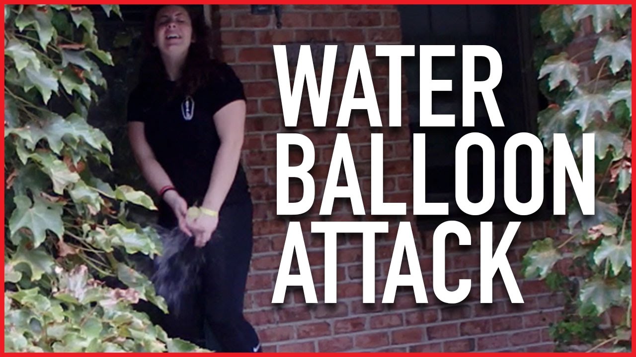 WATER BALLOON ATTACK! YouTube
