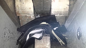 Floppy Disc in Hard Drive shredder