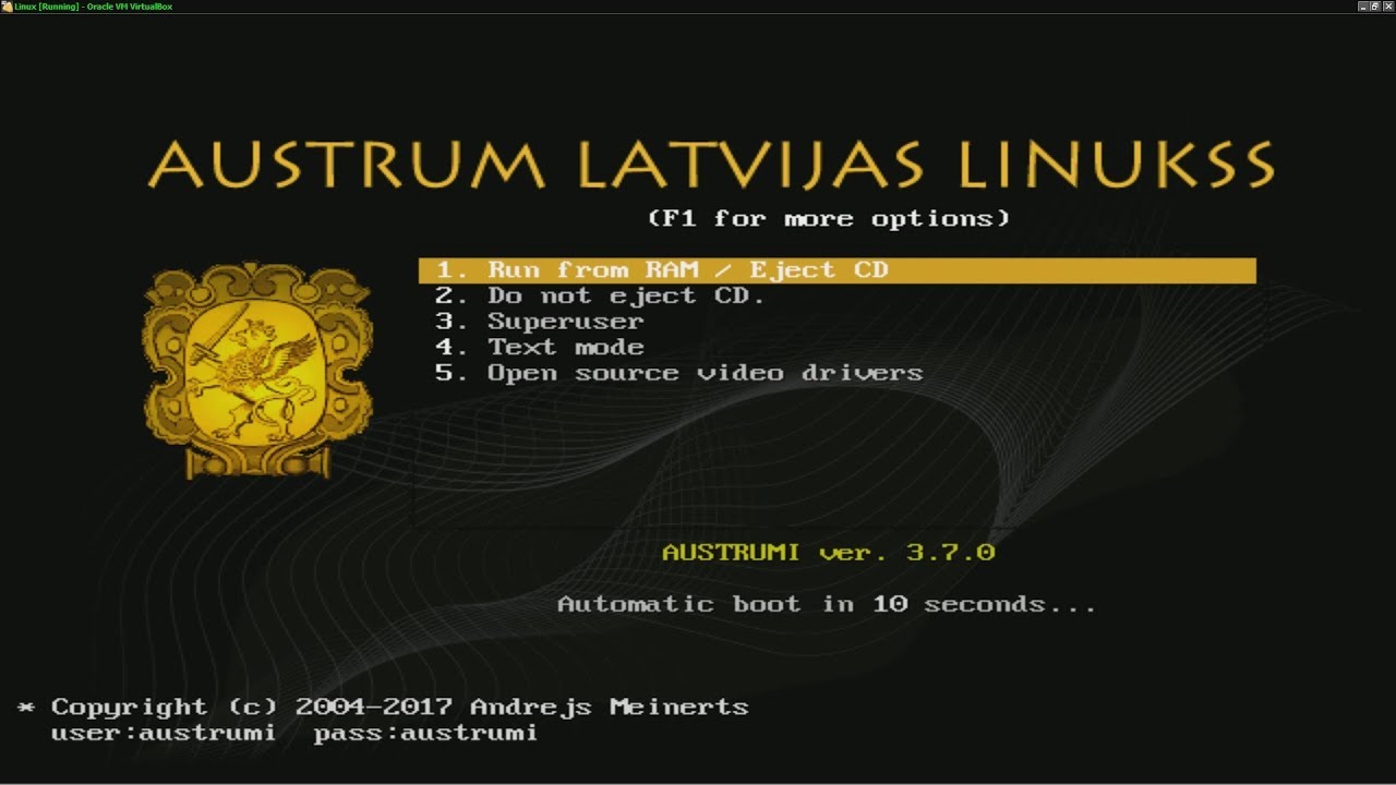 Austrumi Linux Features AUSTRUMI 3.7.0 - YouTube