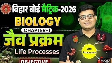 जैव प्रक्रम Objective Question Class 10 ||Chapter 6jaiv prakram MCQ ||भाग 1