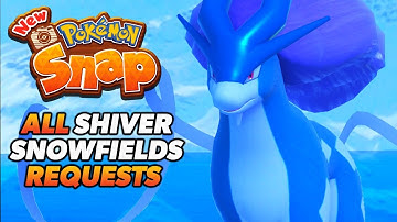 New Pokémon Snap All Shiver Snowfields Requests Guide | Durice Island