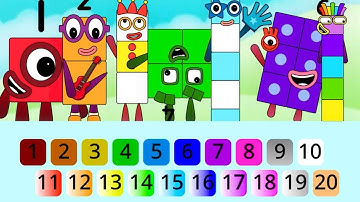 Vergelijking van getallenblokken LEER OPTELLEN MET NUMBERBLOCKS LEER TELLEN #getallenblokken #ler...