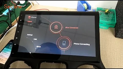 How to connect iphone to Seicane Android Car Radio by Carplay USB Dongle
