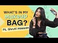 Whats in my makeup bag with shruti haasan  fashion  lifestyle  pinkvilla