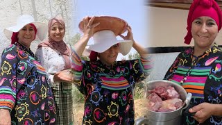 اليوم مشيت عند رجاء بنت البدوية على أصولنا الجبليةً 🤗🤗