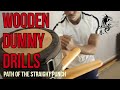 Wooden dummy drills  wing chun punching technique