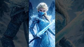 Elsa X Sub-Zero Fusion #disney #fusion #ai #elsa #frozen #mortal #mk1 #transformation #fyp
