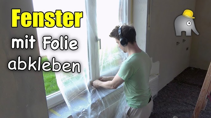 Abdeckfolie, Malerplane Zitra ®-Fol: Fenster abdecken und