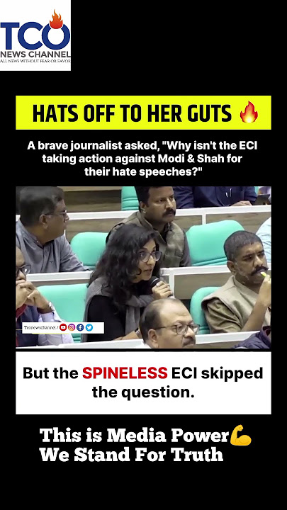 This is What True Journalism Even ECI Skips When asked against Government