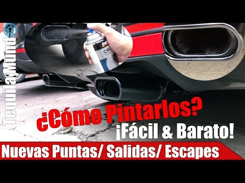 Video: ¿Puedes pintar puntas de escape?