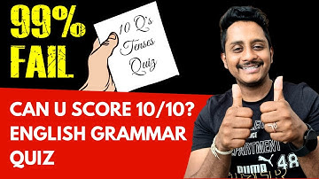 99% Fail This Easy English Grammar Quiz| Can u score 10/10? | Tenses Quiz | SkillsAcademy Of English