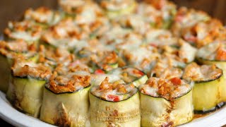 Zucchini Enchilada Roll-Ups