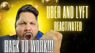 Vlog 19 Got Uber and Lyft reactivated now back to work / swingtrading my way out of ridesharing