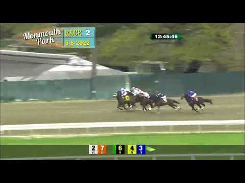 video thumbnail for MONMOUTH PARK 05-08-22 RACE 2