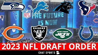 2023 NFL Draft Order For Picks #1-18 | Non-Playoff Teams