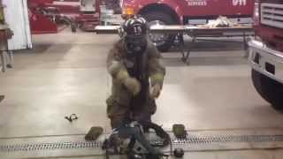 Firefighter gets ready in 30 seconds