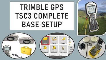 TRIMBLE GPS TSC3 BASE SETUP