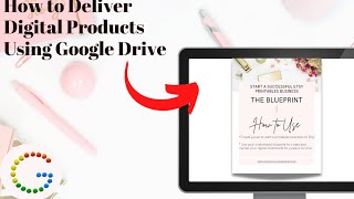 Deliver Digital Products to Customers on Etsy |Use Google Drive to Send Files(NonEditable Products)