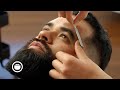 Barber Delivers Insane Fade & Kratos Style Beard