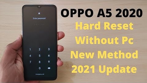 Oppo A5 2020 Hard Reset Without Pc Or Any Dongle | Oppo Cph1933 Hard Reset Without Mobile Open