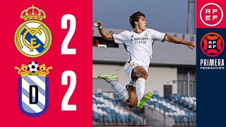 Resumen #PrimeraFederación | Real Madrid-Castilla 2-2 UD Melilla | Jornada 1, Grupo 2