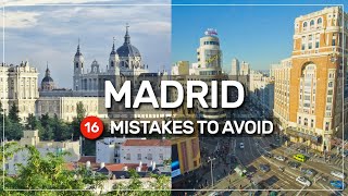‍♂ avoid 16 MISTAKES  when you visit MADRID  #090