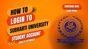 How to Login to Subharti University Student Account?