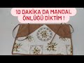 10 DAKİKA DA MANDAL ÖNLÜĞÜ DİKTİM 😊