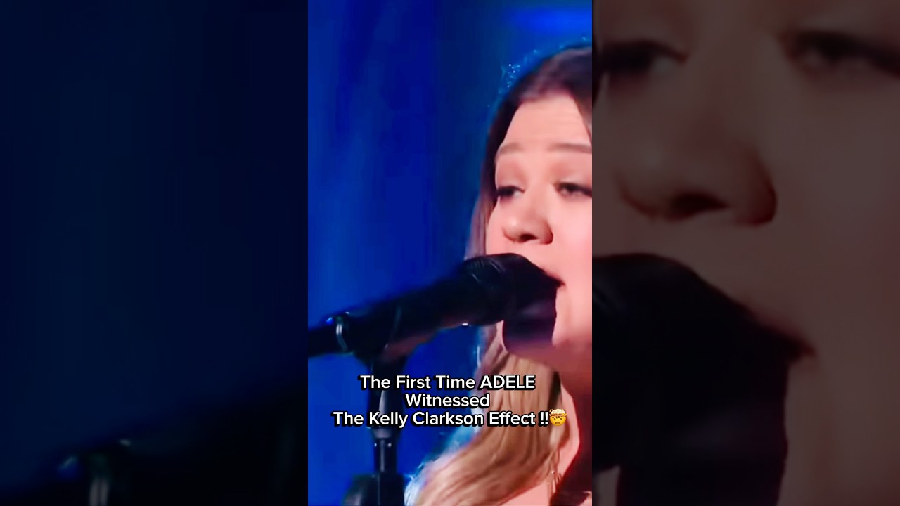 The First Time ADELE Witnessed The Kelly Clarkson Effect !🤯 
