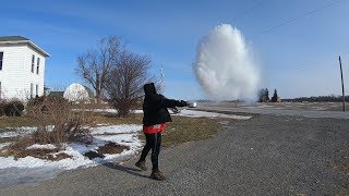 Boiling Water Toss Freezes in Ohio Again!