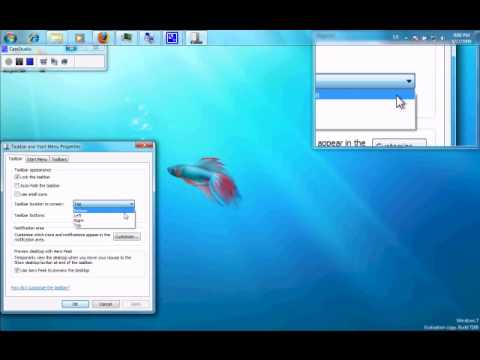 Customizing The Windows 7 Taskbar Tutorial