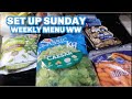 SET UP SUNDAY | WEEKLY MENU ON WW BLUE | GROCERY HAUL | Felicia Keathley