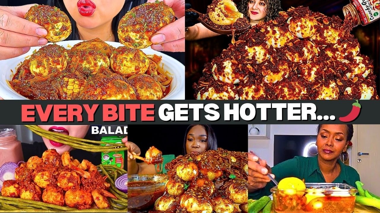 SPICY EGG BOIL MUKBANG 🌶️🔥 | EXTREME SAUCE COMPILATION YOU CAN’T HANDLE