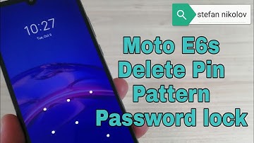 Hard reset Moto E6s 2020. Remove Pin, Pattern, Password lock.
