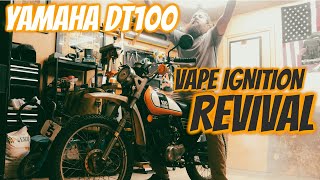 Famous BROKEN Yamaha DT100 gets Vape Electronic Ignition - Revival Part 1 Wealth