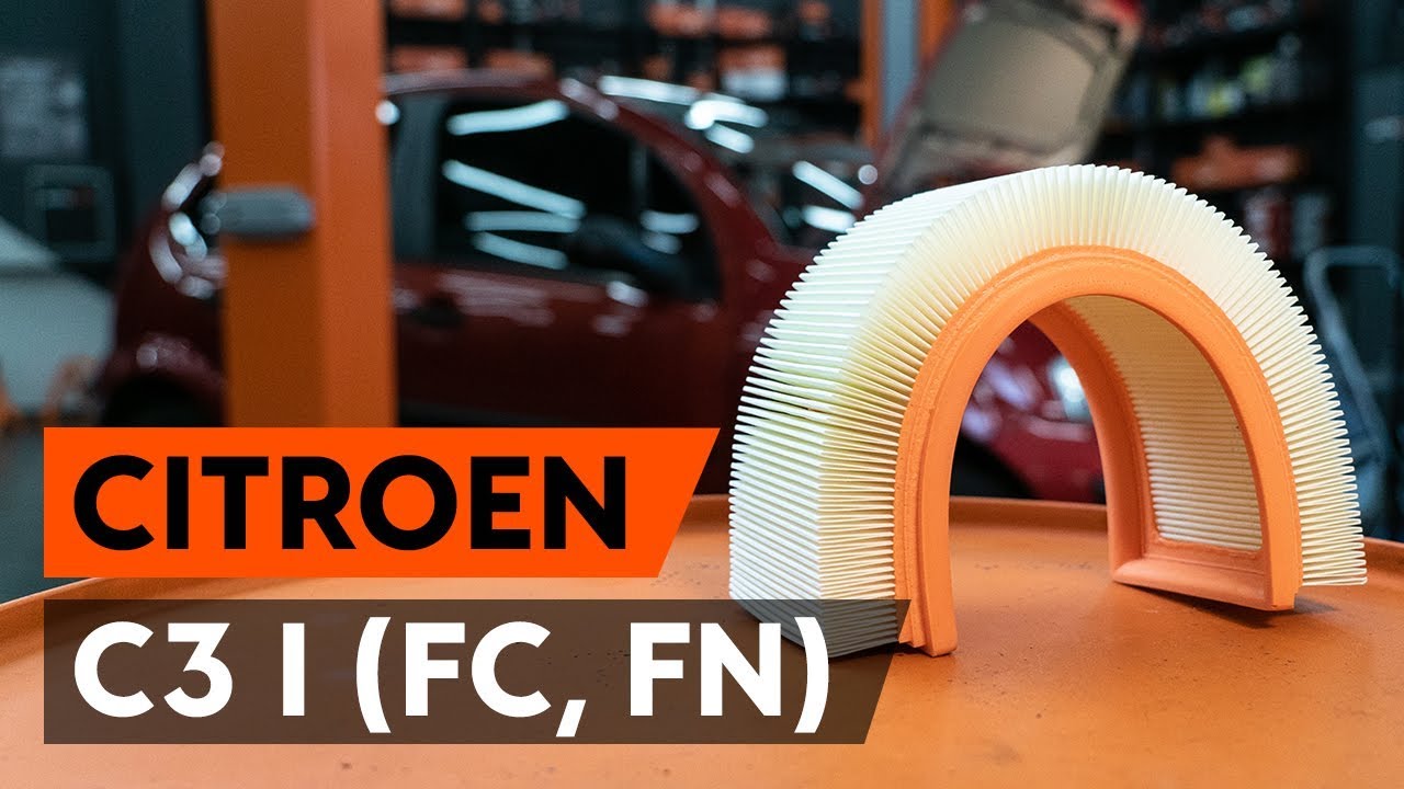 Jak Wymienić Filtr Powietrza / Filtr Silnikaw W Citroen C3 1 (Fc, Fn) [Poradnik Autodoc] - Youtube