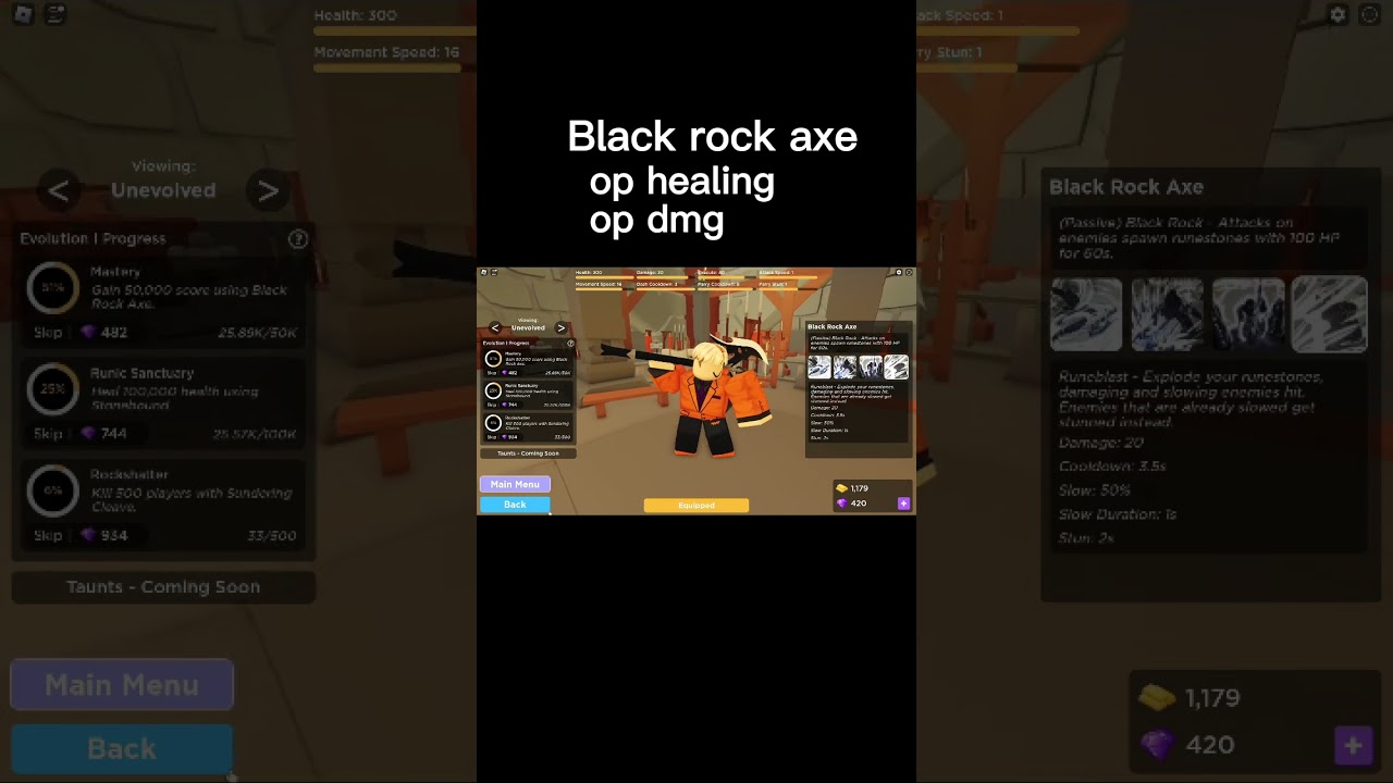 Rampant top 3 weapons