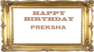 Preksha   Birthday Postcards & Postales - Happy Birthday