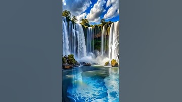 Thác nước đẹp của núi rừng thiên nhiên