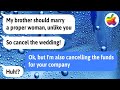 AirText Pro - My fiance's sister tries cancelling our wedding, I cancel the funding to her company